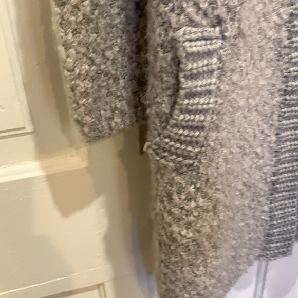 Silver grey full length cardigan - Picture 3 of 6